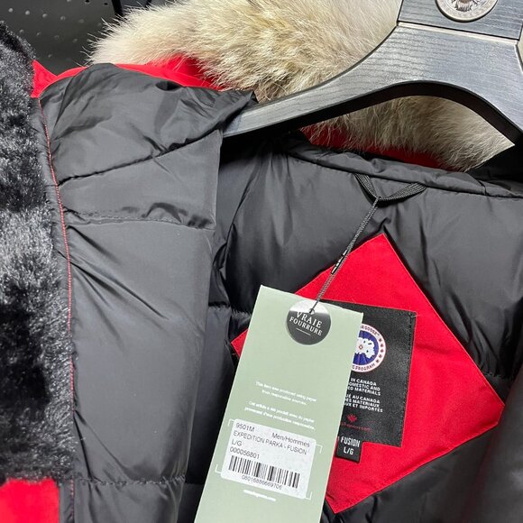 Canada Goose Red Expedition Parka – Authentic, Excellent Condition - Picture 9 of 9